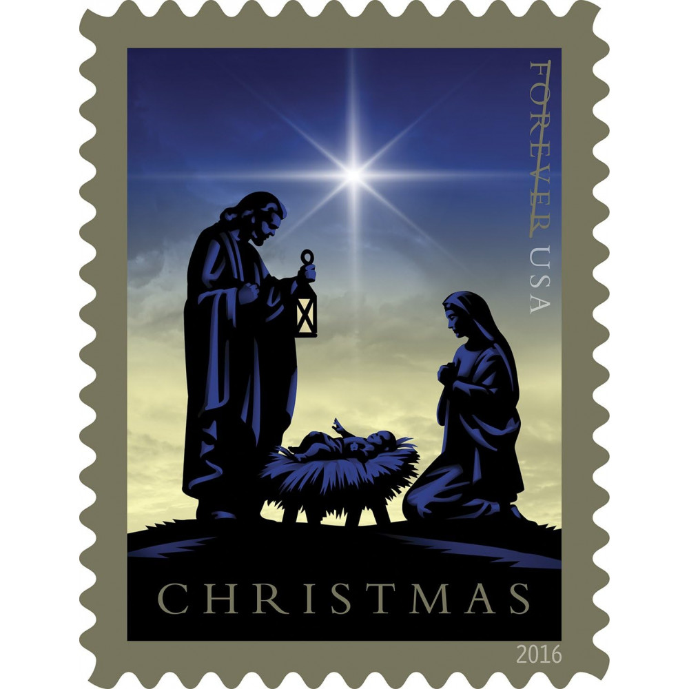 2016 First-Class Forever Stamp - Traditional Christmas: Nativity