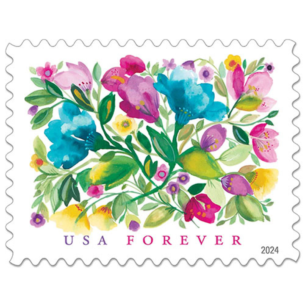 2024 USPS Celebration Blooms Forever Stamps