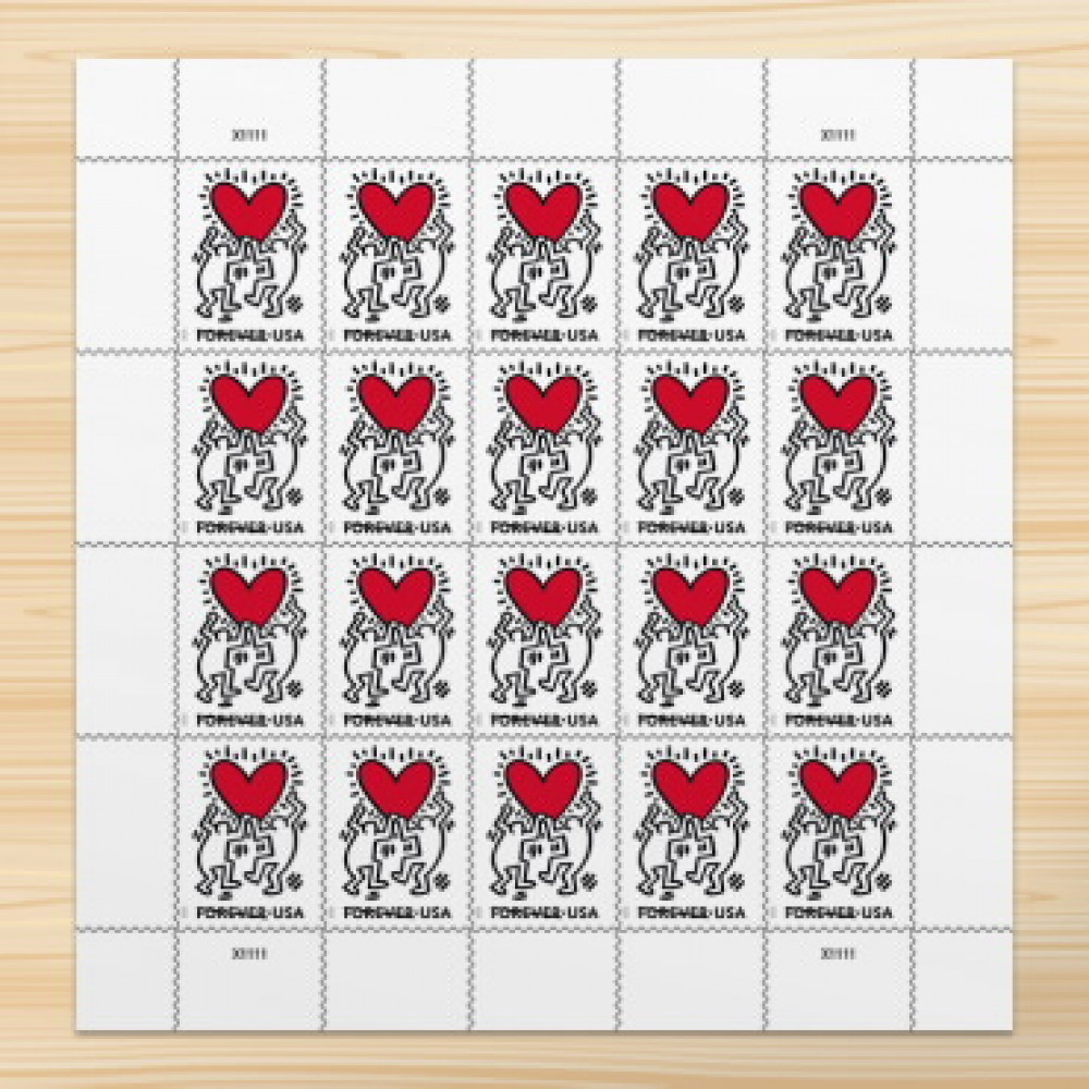 Love 2025 Stamps, Sheet of 20 Forever