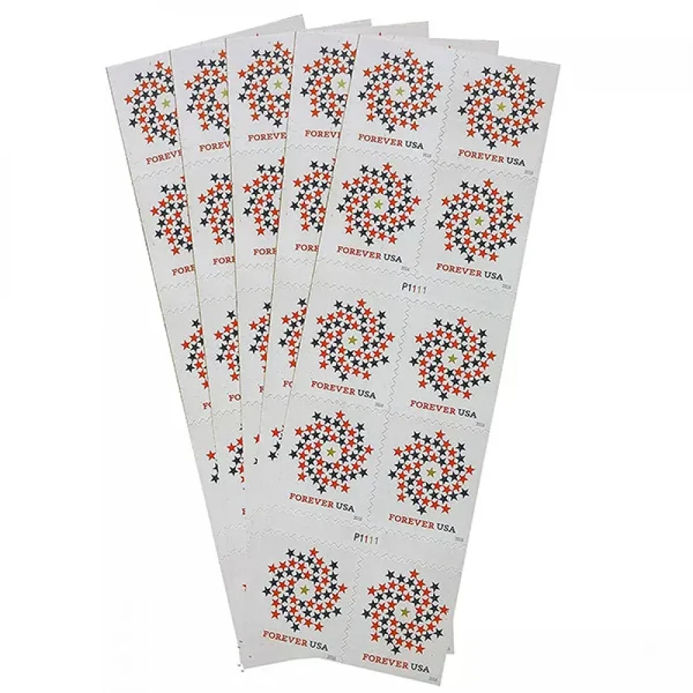 (2016) USPS Stars Red & Blue Forever Stamps